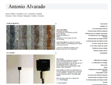 Tablet Screenshot of antonioalvarado.net